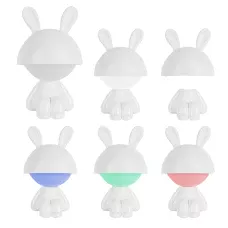 Світильник-нічник LED з акумулятором Cute Bunny, білий K25-316-1-1 Kite