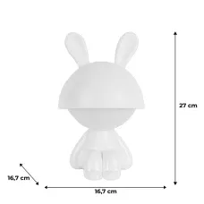 Світильник-нічник LED з акумулятором Cute Bunny, білий K25-316-1-1 Kite