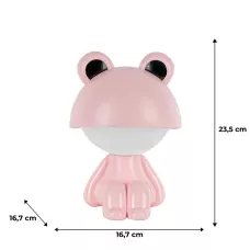 Світильник-нічник LED з акумулятором Cute Froggy, рожевий K25-316-3-2 Kite