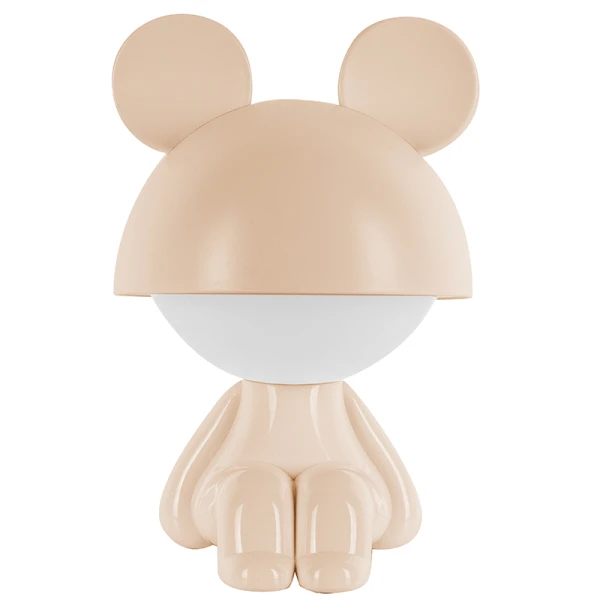Світильник-нічник LED з акумулятором Cute Mouse, персиковий K25-316-2-4 Kite