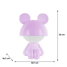 Світильник-нічник LED з акумулятором Cute Mouse, фіолетовий K25-316-2-5 Kite