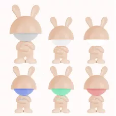 Світильник-нічник LED з акумулятором Dreamy Bunny, персиковий K25-315-1-4 Kite