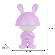 Світильник-нічник LED з акумулятором Dreamy Bunny, фіолетовий K25-315-1-5 Kite