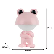 Світильник-нічник LED з акумулятором Dreamy Froggy, рожевий K25-315-3-2 Kite