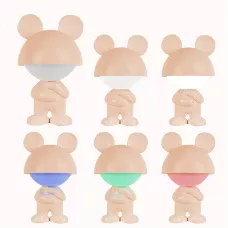 Світильник-нічник LED з акумулятором Dreamy Mouse, персиковий K25-315-2-4 Kite