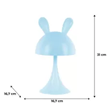 Світильник-нічник LED з акумулятором Simple Bunny, блакитний K25-317-1-3 Kite