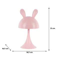 Світильник-нічник LED з акумулятором Simple Bunny, рожевий K25-317-1-2 Kite