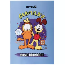 Зошит для нот А4, 20арк, Garfield GF25-404 Kite