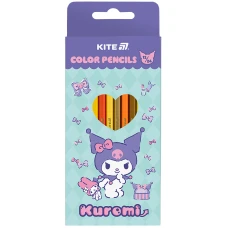 Олівці кольорові двосторонні, 12 шт. Kuromi HK25-054-2 Kite