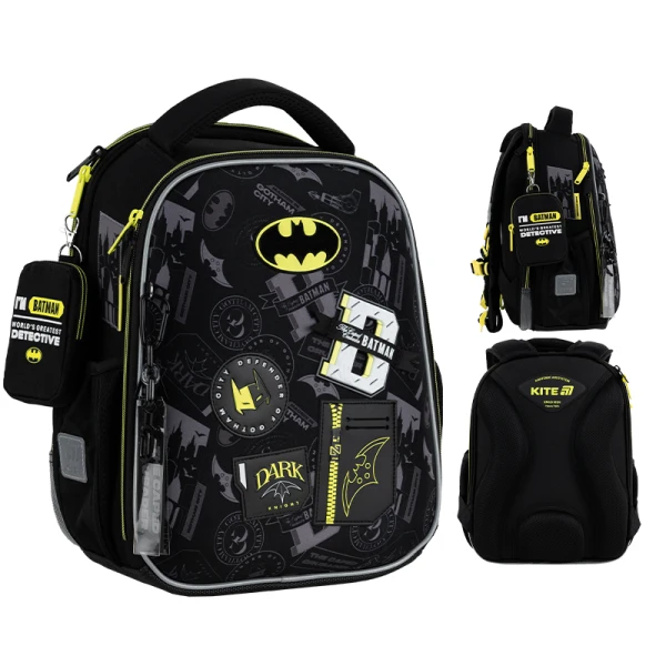 Рюкзак Kite Education каркасний DC25-555S DC Batman