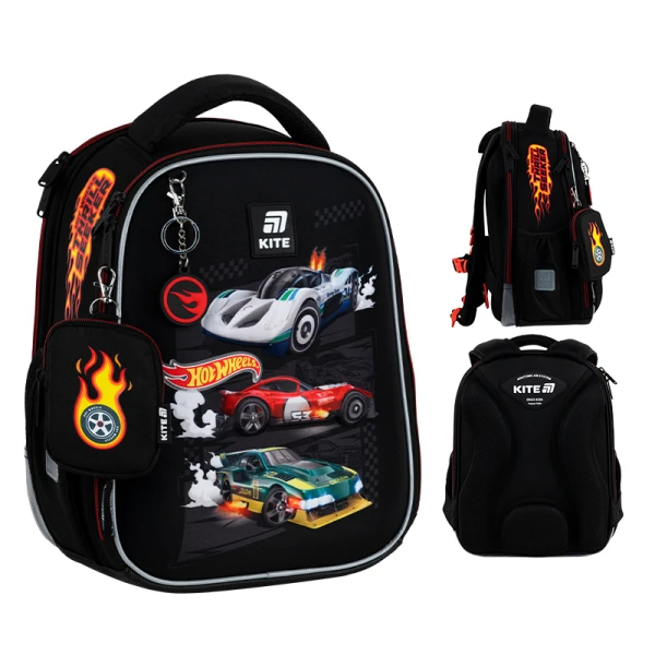 Рюкзак Kite Education каркасний HW25-555S Hot Wheels