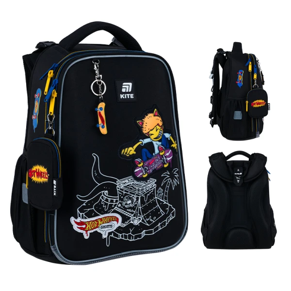Рюкзак Kite Education каркасний HW25-531M Hot Wheels Skate