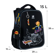 Рюкзак Kite Education каркасний HW25-531M Hot Wheels Skate