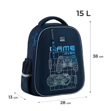 Рюкзак GoPack Education напівкаркасний GO25-165M-7 Level Up