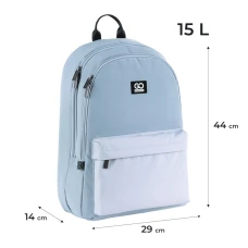 Рюкзак GoPack Education Teens GO25-140L-2 сіро-блакитний