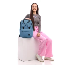 Рюкзак GoPack Education Teens GO25-178L-3 сіро-блакитний