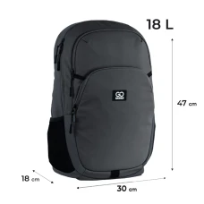Рюкзак GoPack Education Teens GO25-185L-1 темно-сірий