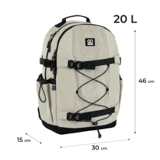 Рюкзак GoPack Education Teens GO25-186L-4 бежевий