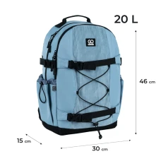 Рюкзак GoPack Education Teens GO25-186L-2 блакитний