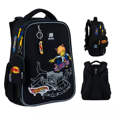 Рюкзак Kite Education каркасний HW25-531M Hot Wheels Skate
