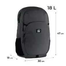 Рюкзак GoPack Education Teens GO25-185L-1 темно-сірий