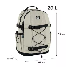 Рюкзак GoPack Education Teens GO25-186L-4 бежевий