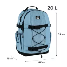 Рюкзак GoPack Education Teens GO25-186L-2 блакитний