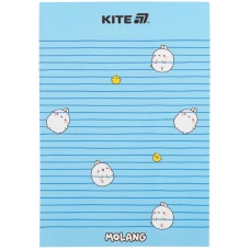 Блокнот-планшет A5, 50арк, клітинка, Molang ML25-194-1 Kite