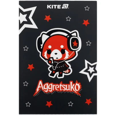 Блокнот-планшет A5, 50арк, клітинка, Aggretsuko AR25-194 Kite