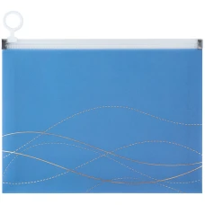 Папка на блискавці zip-lock, А5+ Waves-2, 1498-41-A