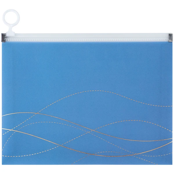 Папка на блискавці zip-lock, А5+ Waves-2, 1498-41-A