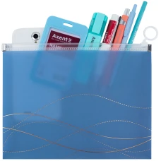 Папка на блискавці zip-lock, А5+ Waves-2, 1498-41-A