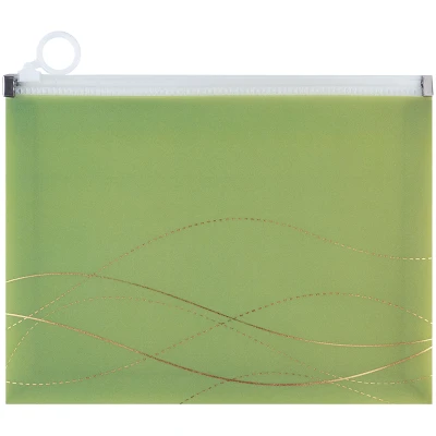 Папка на блискавці zip-lock, А5+ Waves-3, 1498-42-A