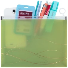 Папка на блискавці zip-lock, А5+ Waves-3, 1498-42-A
