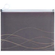 Папка на блискавці zip-lock, А5+ Waves-4, 1498-43-A