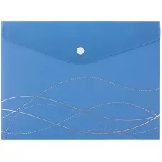 Папка на кнопці, А5+, Waves-2, 1496-41-A