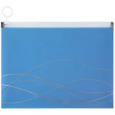 Папка на блискавці zip-lock, А5+ Waves-2, 1498-41-A