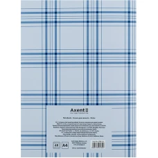 Зошит для записів А4 48 арк., кліт., блакитний, 4780-2-A