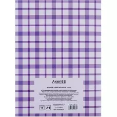 Зошит для записів А4 48 арк., кліт., бузковий, 4780-3-A