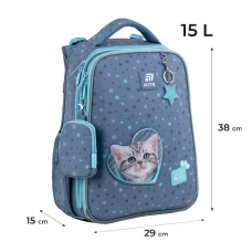 Рюкзак Kite Education каркасний SP25-531M Studio Pets