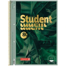Коледж-блок А4 Premium, 80 арк., клітинка, Jungle, 10-679 28 23 Brunnen