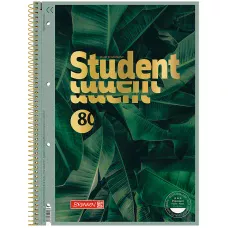 Коледж-блок А4 Premium, 80 арк., клітинка, Jungle, 10-679 28 23 Brunnen