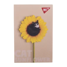 Блокнот А7 48арк., кліт., клей, "Catstyle" 152099 YES