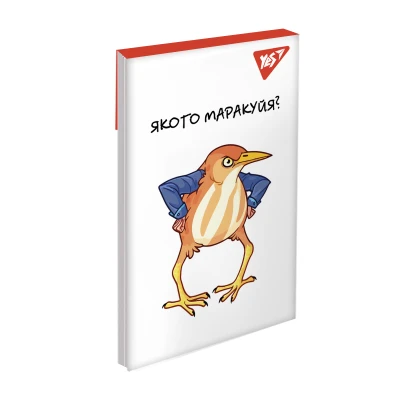 Блокнот А7 48арк., кліт., клей, 