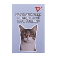 Блокнот А7 48арк., кліт., клей, "Щоденний настрій" 152108 YES