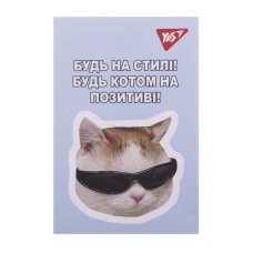 Блокнот А7 48арк., кліт., клей, "Щоденний настрій" 152108 YES