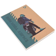 Блокнот А5, 80арк., кліт., клей, білила "Speed" крафт, 151995 YES