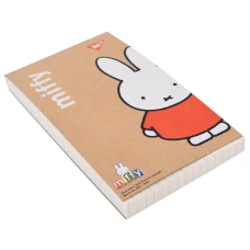 Блокнот А7+, 80арк., кліт., клей, білила "Miffy" крафт, 152013 YES
