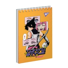 Зошит для записів А6, 80арк. кліт., од.спіраль, "Anime. Tokyo" 151964 YES