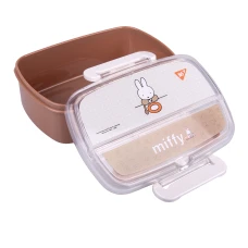 Контейнер для їжі YES Miffy 750 мл, з приладдям, 708372